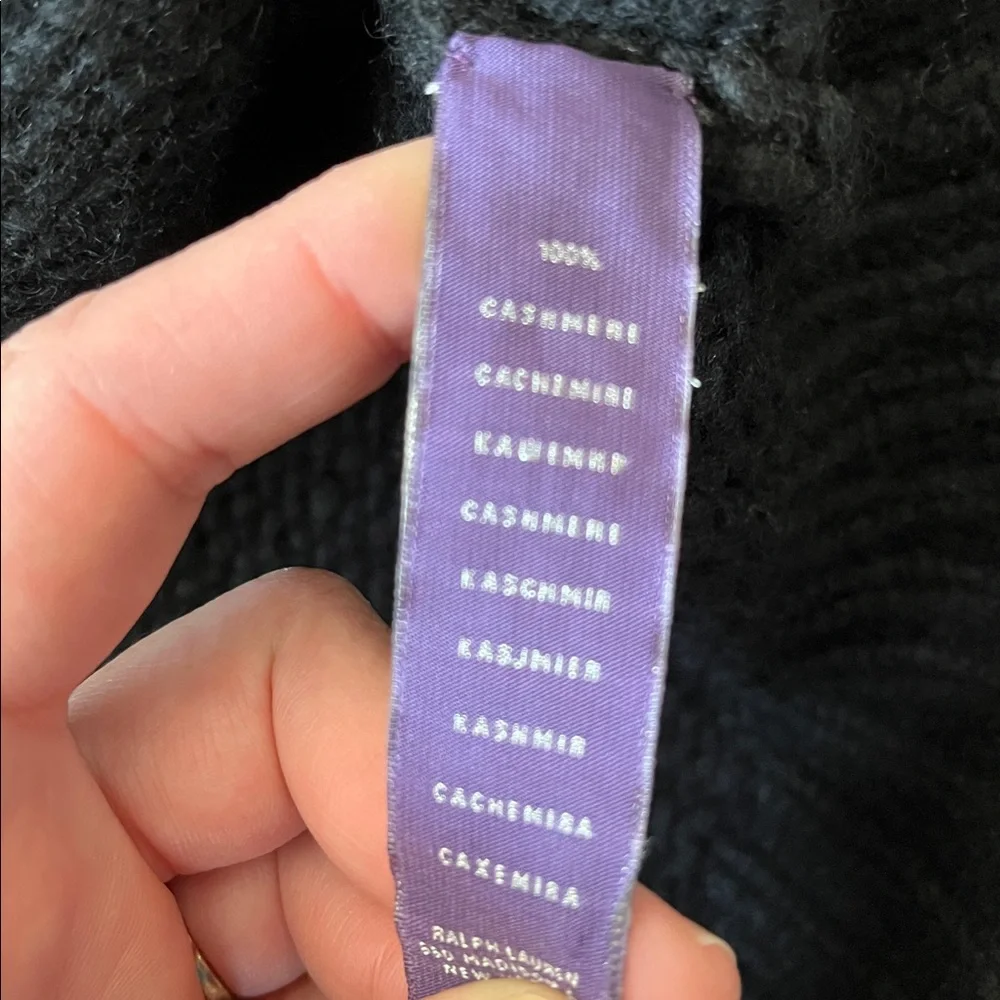 Ralph Lauren Purple Label 100% Cashmere Fair Isle Sweater